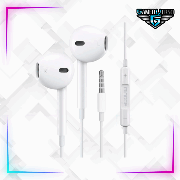 AUDÍFONOS BLANCOS CABLE 3.5MM