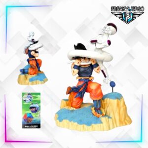 Goku mordiendo a Freezer