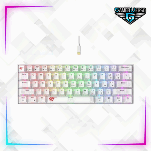 TECLADO MECANICO GAMER HAVIT TRANSPARENTE 61KY