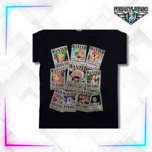 Camiseta Neon Carteles Wanted