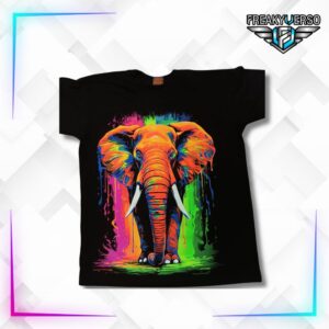 Camiseta Neon Elefante