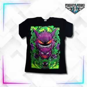 Camiseta Neon Evoluciones Gastly